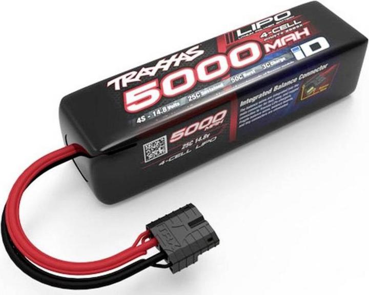 Actual product image Traxxas Model battery pack (LiPo) 14.8 V 5000 mAh Cells Number: 4 25 C Box Hardcase iD (14.80 V, 5000 mAh)