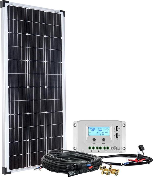 Produktbild Offgridtec basicPremium-L 100W Solaranlage 12V Komplettsystem (100 W)