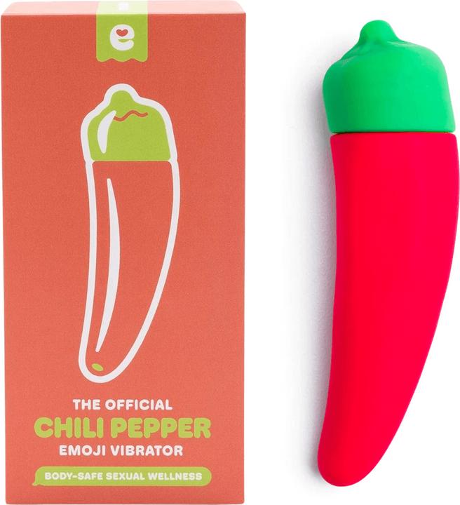 Actual product image Emojibator Chilli Pepper vibrator
