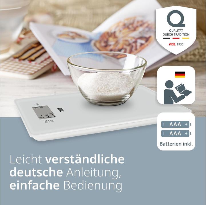 Actual product image ADE Kitchen scales Julia light grey