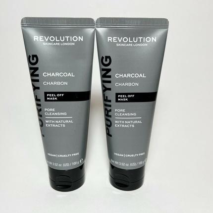 Produktbild Revolution Skincare Pore Cleansing Charcoal Peel Off Mask - Cleaning peeling mask - 100.0g (100 ml)