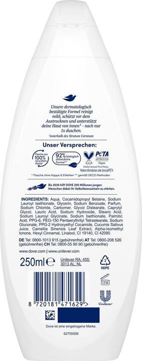 Produktbild Dove Pflegedusche Essential Fresh Care 250 ml (250 ml)