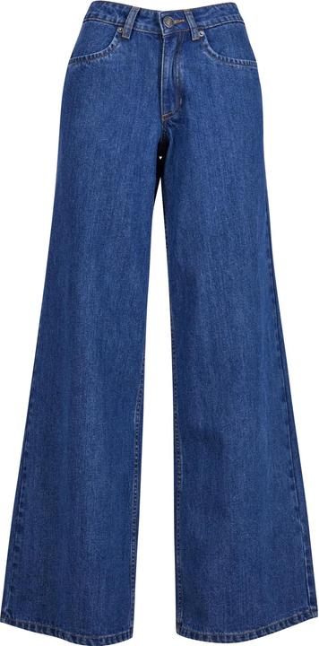Produktbild Urban Classics Ladies Mid Waist Wide Denim (28)