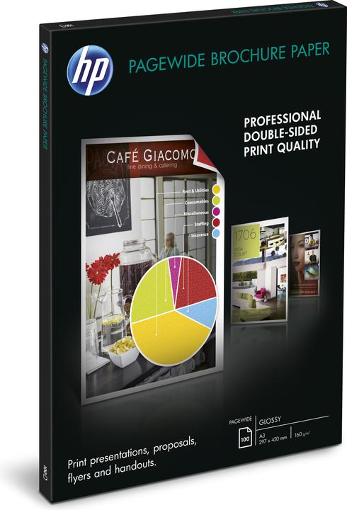 Image du produit HP Papier PageWide (160 g/m², 100 x, A3)