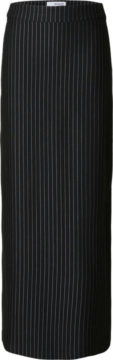 Selected Femme Nadelstreifen Viskosemix Maxirock