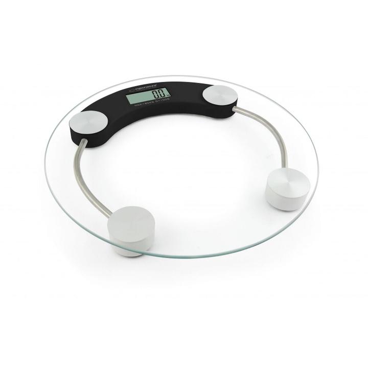Actual product image Esperanza EBS007K - Electronic personal scale - 180 kg - 100 g - kg,lb - circle - black (180 kg)