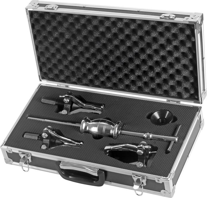 Immagine prodotto Stahlwerk Set di estrattori per cuscinetti da 5 pezzi con martello a slitta, smontaggio professionale