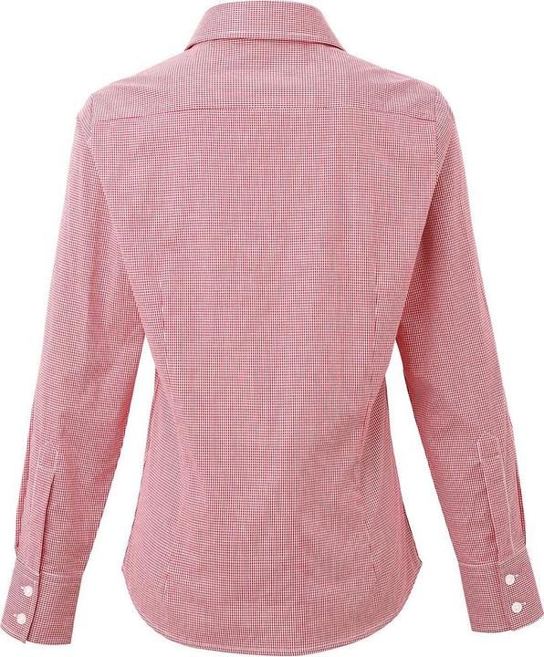 Actual product image Premier Micro checked long sleeve blouse (S)