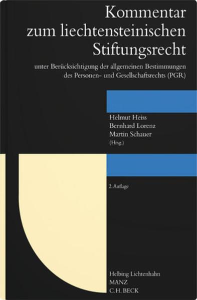Actual product image Kommentar zum liechtensteinischen Stiftungsrecht (German, Helmut Heiss, Martin Schauer, Bernhard Lorenz, 2022)