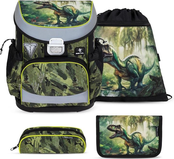 Belmil MINI FIT Schulrucksack-Set Lost World (17 l)