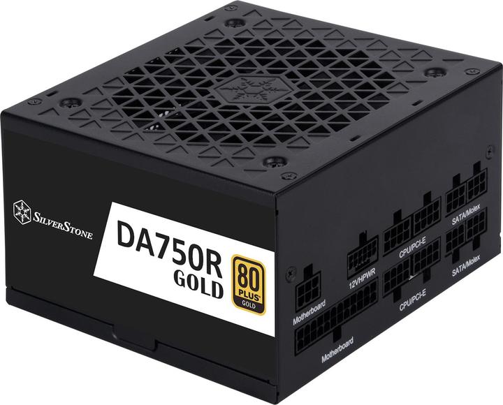 Actual product image Silverstone SST-DA750R-GMA - 80 PLUS Gold 750W ATX 3.0 & PCIe 5.0 Fully Modular Power Supply (750 W)