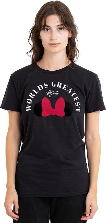 Immagine prodotto Minnie Mouse World's Greatest Mum Maglietta Festa della Mamma Adulto Unisex (XXL)