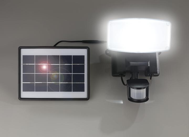 Produktbild Wetelux Solar LED Flutlichtstrahler mit 1000 Lumen mit Solarmodul und Bewegungssensor, IP44