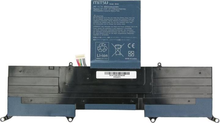 Produktbild Mitsu BATTERY BC/AC-S3 (ACER ASPIRE 3280 MAH 33 WH) - Batterie (1 Zellen, 3280 mAh)