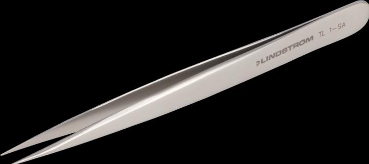 Image du produit Bahco Pincette en acier inoxydable protégée ESD Résistante aux acides, pointe fine, 120 mm