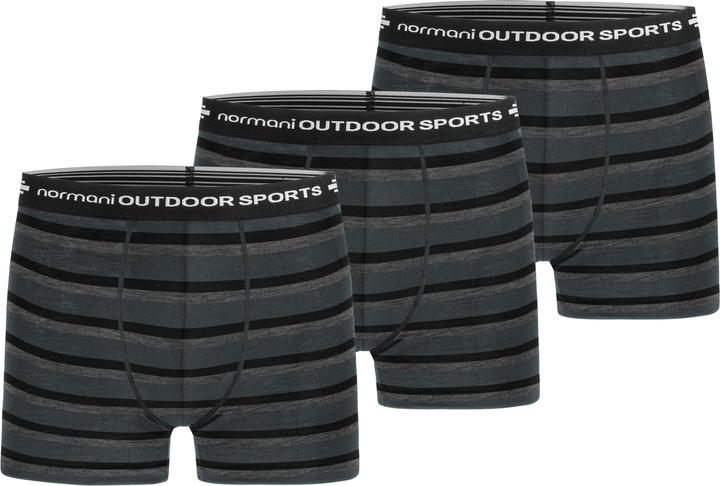 Normani 3er Pack Herren Merino Boxershorts Unterhose - 7694