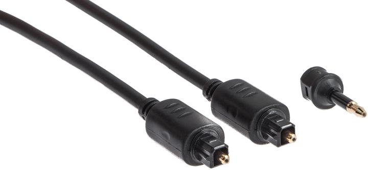 Link2Go TosLink Audio-Glasfaser-Kabel (2 m, Optisch)