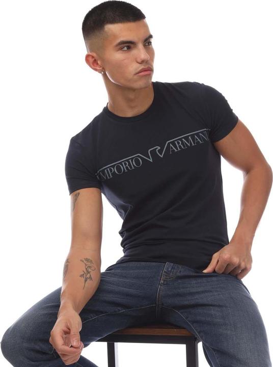 Actual product image Emporio Armani Mens Crew Neck T-Shirt (XXL)