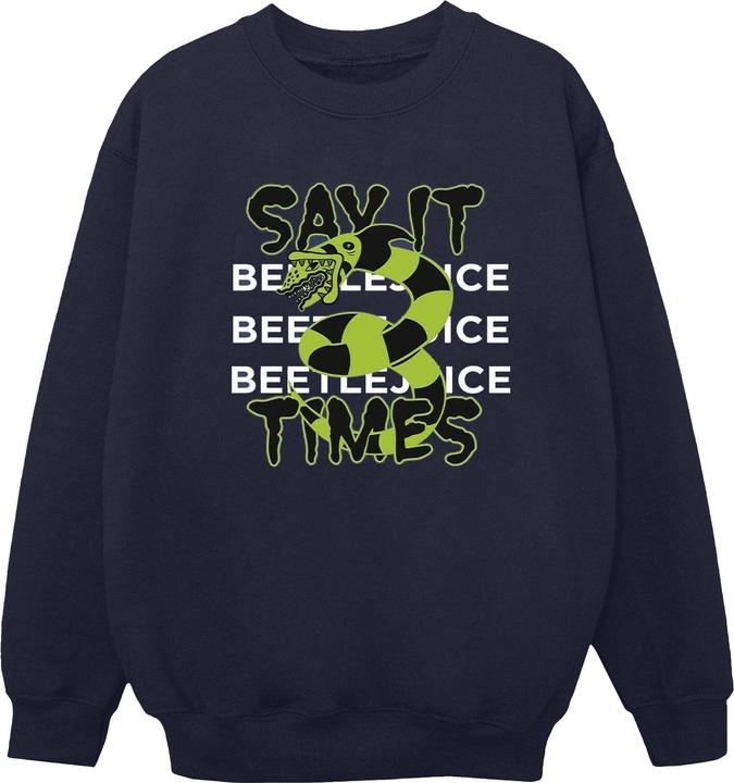 Produktbild Beetlejuice Say It 3 Times Sweatshirt (L)
