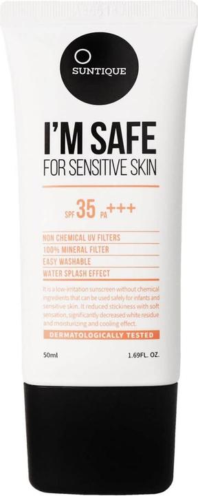 Image du produit Suntique I'M SAFE For Sensitive Skin SPF35 (Je suis sûr pour les peaux sensibles) (Crème solaire, SPF 35, 50 ml)