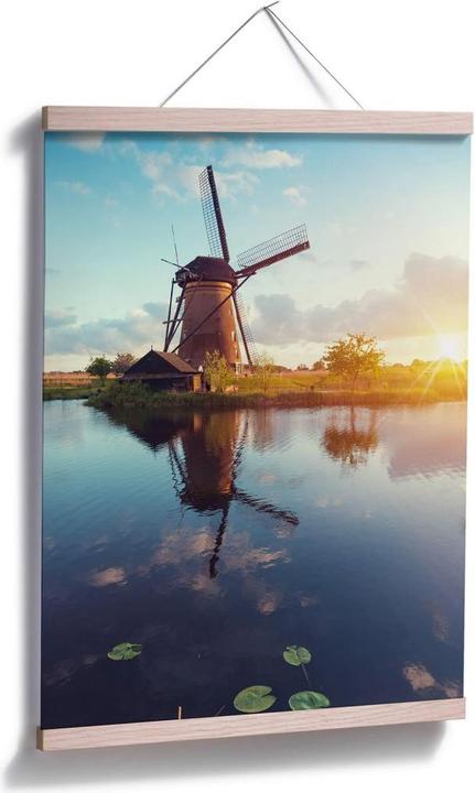 Produktbild Trenddeko Holländische Windmühle (80 x 100 cm)