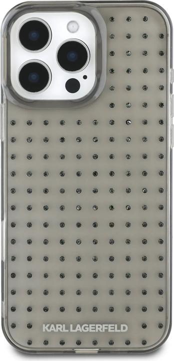 Immagine prodotto Karl Lagerfeld Custodia rigida trasparente IML con borchie a tutto campo - iPhone 16 Pro (Apple iPhone 16 Pro)