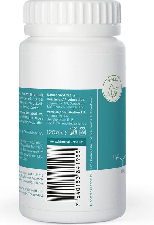 Image du produit Kingnature Comprimé Amino Vida (240 pièce(s), Cachets, 153 g)