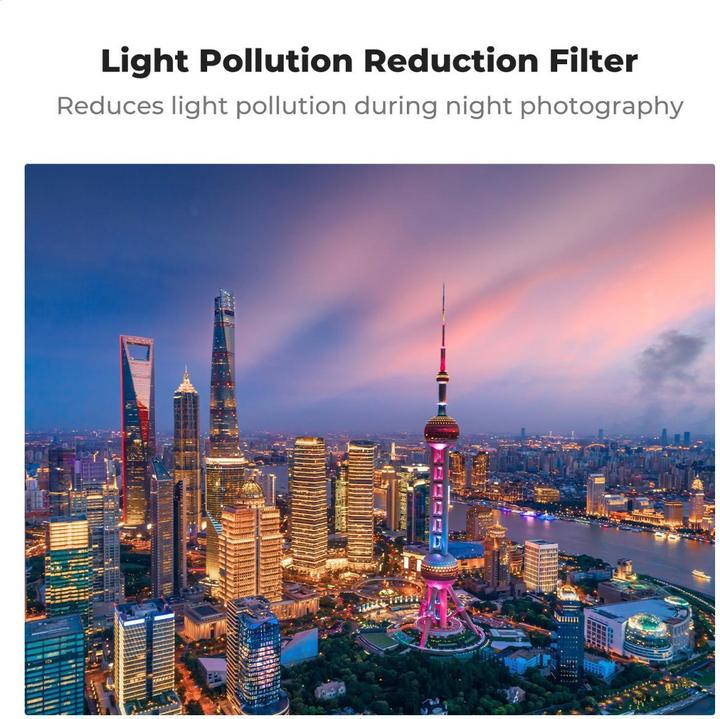 Immagine prodotto K&F Concept Filtro anti-inquinamento luminoso, HD, rivestimento verde antiriflesso, impermeabile e resistente (Osmo Pocket 3)