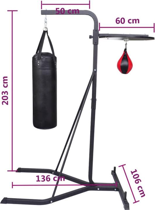 Actual product image VidaXL Saturnino (136 cm, 42 kg)