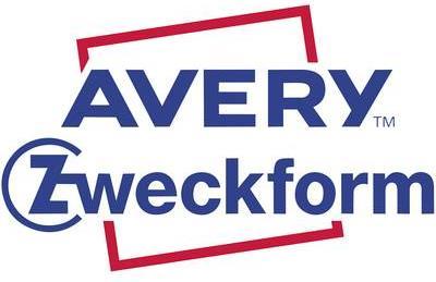 Actual product image Avery Versand labels