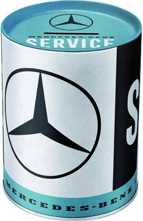 Produktbild Nostalgic-Art Merchandising Spardose Mercedes Benz Service Schriftzug (10 x 10 x 14 cm)