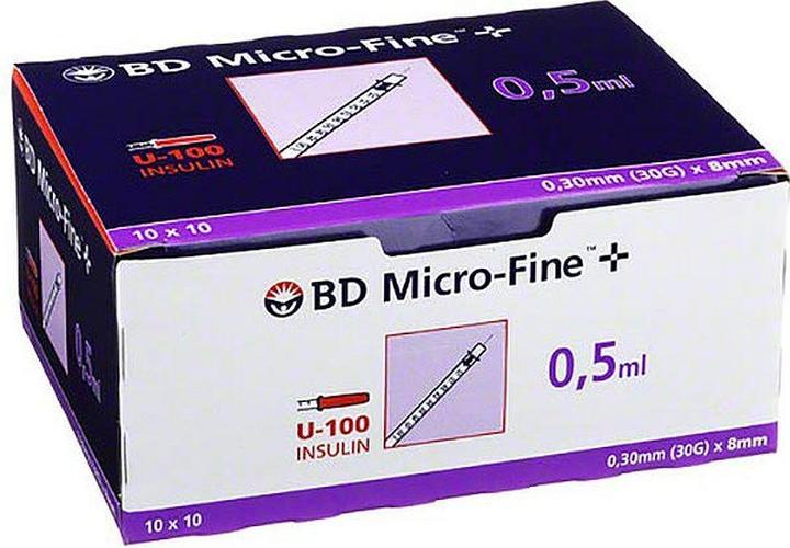 Produktbild BD + U100 Insulin Spritzen (Insulinspritze)