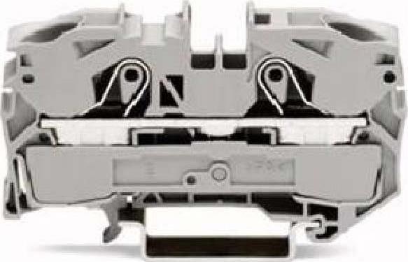 Produktbild Wago DIN-Schienenklemme 2 x 16 mm2 grau