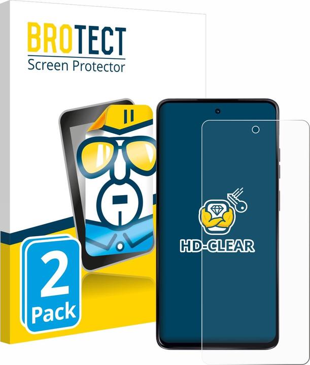 Productafbeelding BROTECT Schermbeschermer Clear (2 Stuk, Motorola Moto G24 voeding)