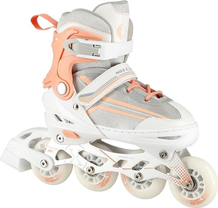 Produktbild Nils NH18190 2in1 WEISS UND PINK GRÖSSE M. S(29-33) INLINE-SKATES MIT DIM. TUL. EISHOCKEY EXTREME (29, 30, 31, 32, 33)