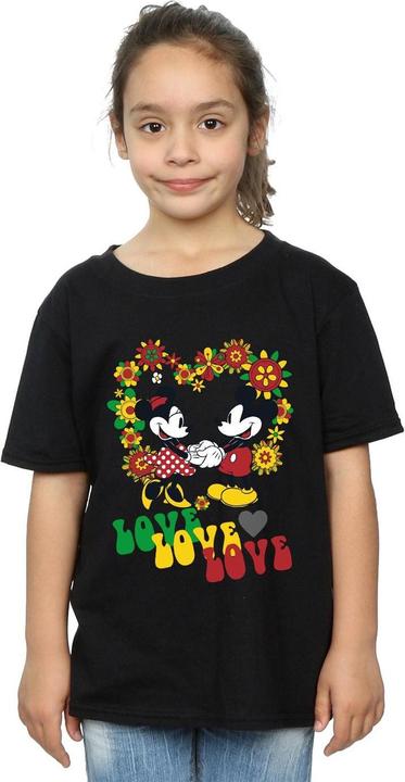 Produktbild Disney Mickey And Minnie Mouse Hippie Love TShirt Mädchen (128)