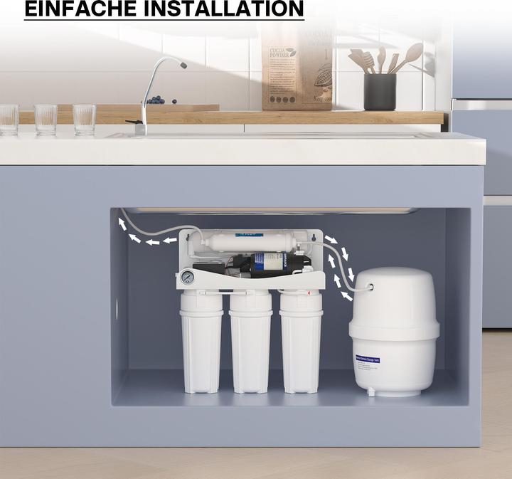 Image du produit Naturewater Osmose inverse 4 G Réservoir à Eau 15,14 l