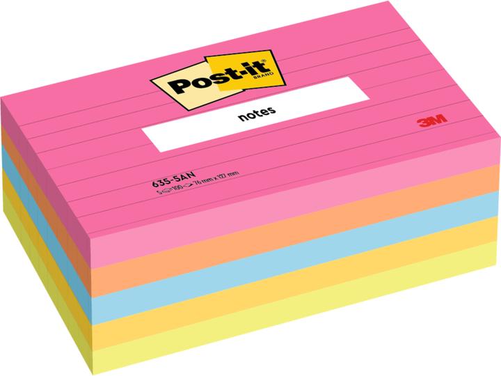Produktbild Post-it Haftnotzien (127 x 76 mm)