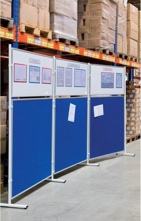 Immagine prodotto Franken Set di ruote per sistema a parete mobile ECO, plastica nera, bloccabile