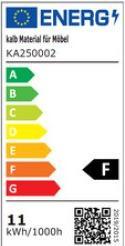 Energie-Label Kerkmann Unterschrank für Empfangstheke weiss/weiss