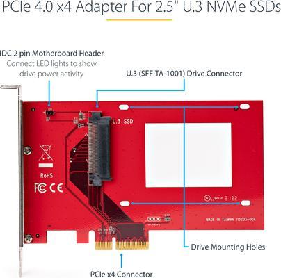 Produktbild StarTech U.3 to PCIe Adapter (PCIe)