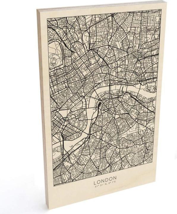 Immagine prodotto Trenddeko Mappa della città Londra (20 x 30 cm)