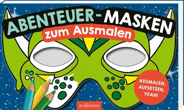 Produktbild Abenteuer-Masken zum Ausmalen