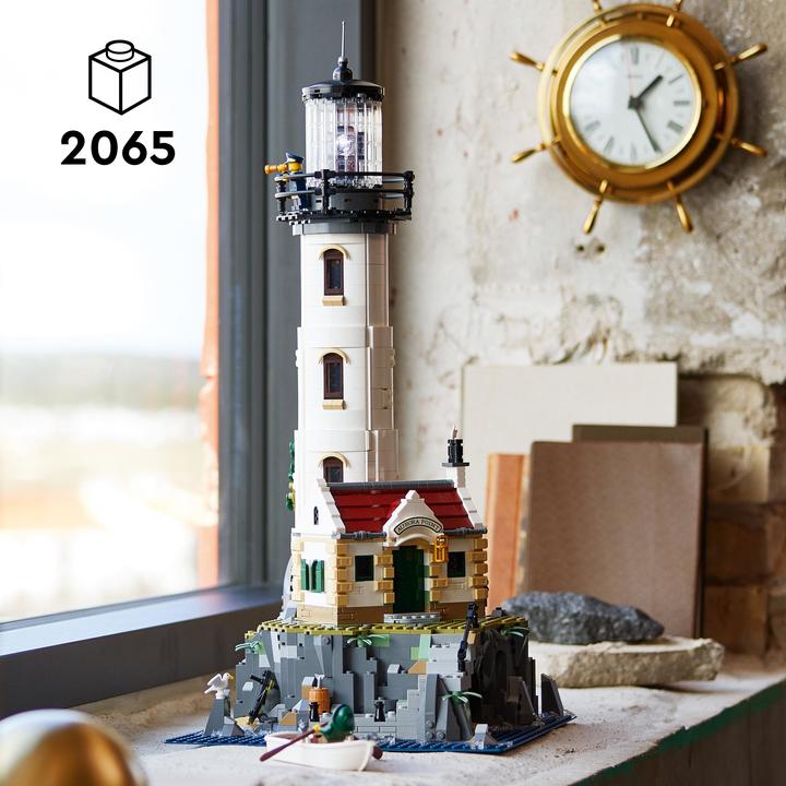 Productafbeelding LEGO Gemotoriseerde vuurtoren (21335, LEGO Ideeën, LEGO Zeldzame Sets)