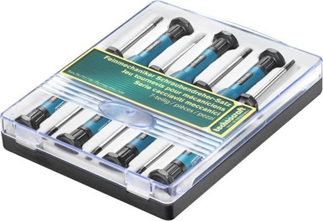 Produktbild technocraft Feinmechaniker-Schraubendreher-Satz, 7-tlg (Torx (TX))
