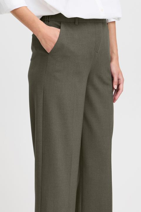 Actual product image B.young BYDANTA WIDE LEG PANTS 2 CROPPED 20815027 (42)