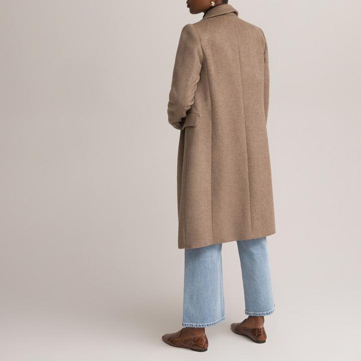 Image du produit La Redoute Collections Manteau avec fermeture à boutons (48)