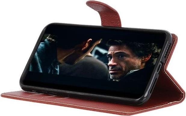 Actual product image MU Classic Litchi Leather Bookcover Series (Xiaomi Redmi Note 8T)