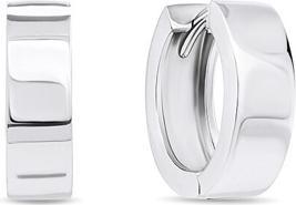 Image du produit Brilio Silver - Boucles d'oreilles larges et rondes en argent EA151W