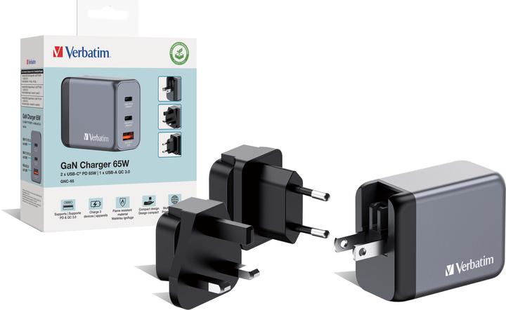 Image du produit Verbatim GNC-65 GaN Charger (65 W)